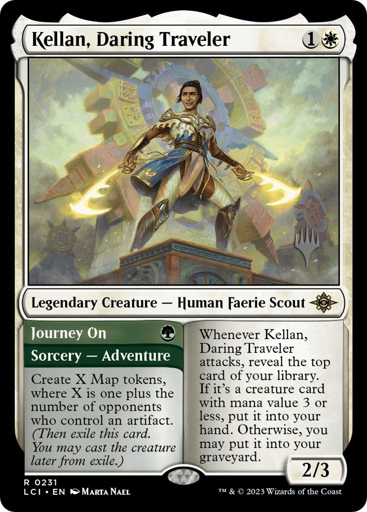 Kellan, Daring Traveler (Promo Pack) [The Lost Caverns of Ixalan Promos] | Rock City Comics