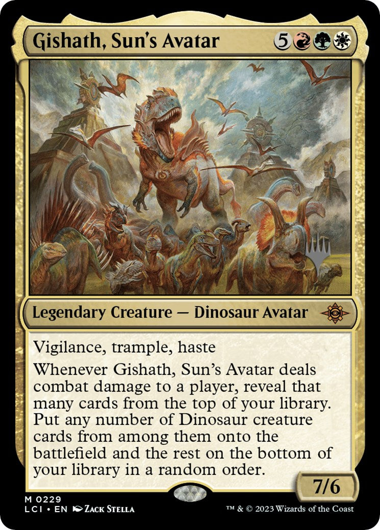 Gishath, Sun's Avatar (Promo Pack) [The Lost Caverns of Ixalan Promos] | Rock City Comics