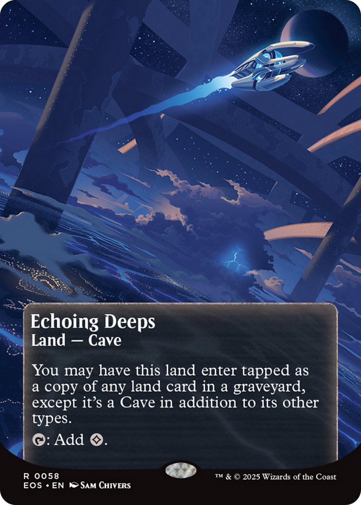 Echoing Deeps (0058) (Borderless) [Edge of Eternities: Stellar Sights] | Rock City Comics