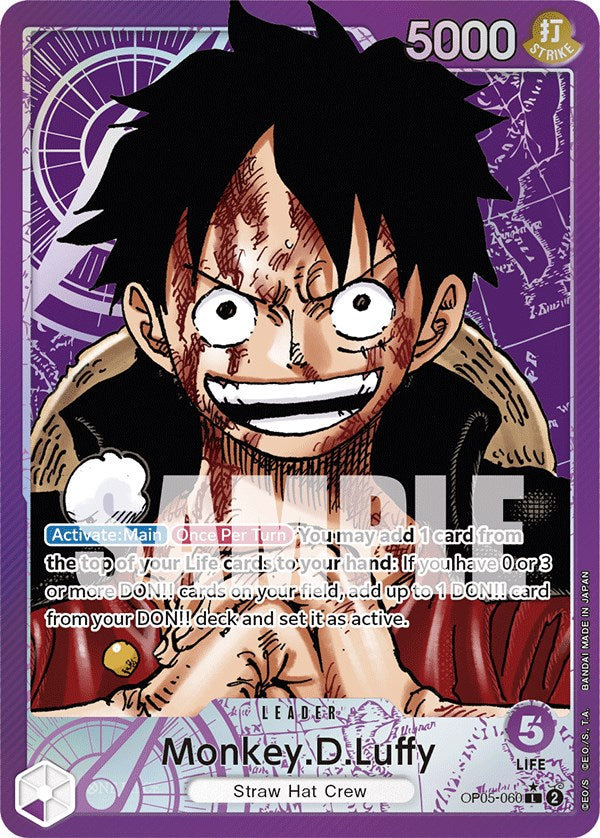 Monkey.D.Luffy (Alternate Art) [Awakening of the New Era] | Rock City Comics