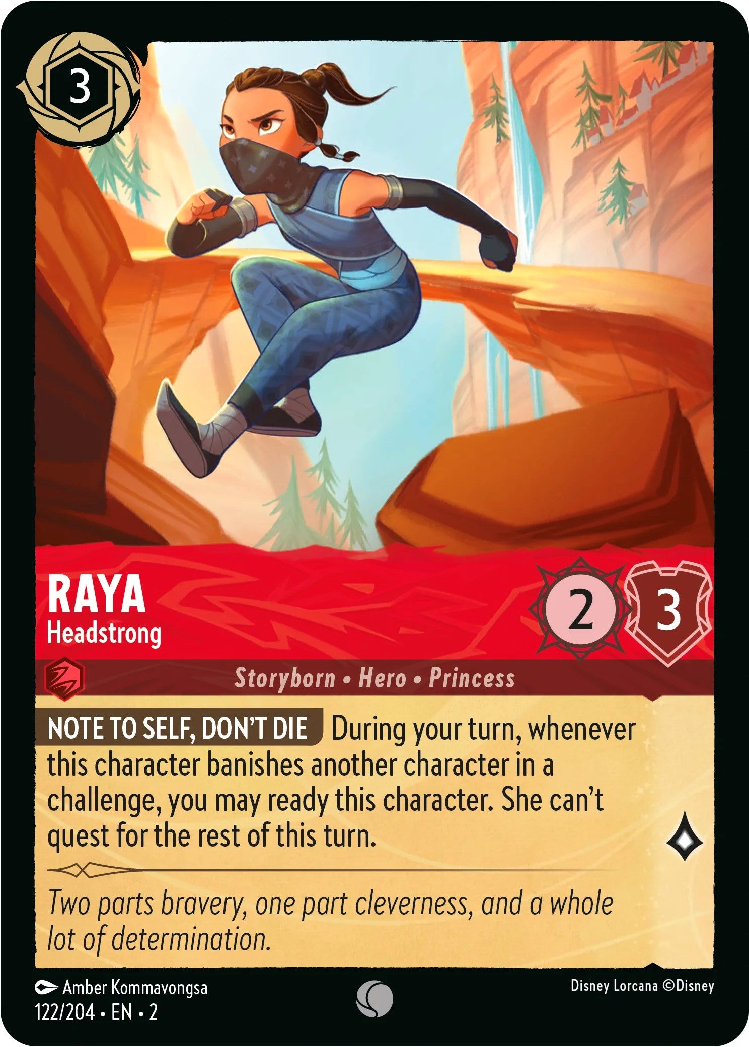 Raya - Headstrong (122/204) [Rise of the Floodborn] | Rock City Comics