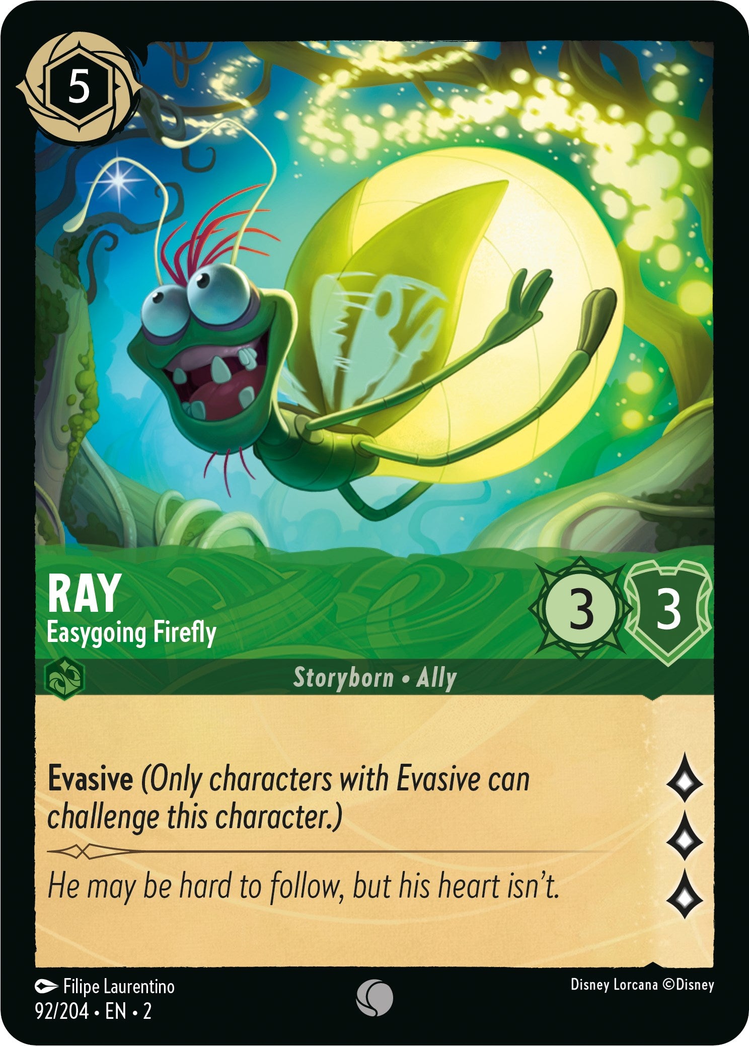 Ray - Easygoing Firefly (92/204) [Rise of the Floodborn] | Rock City Comics