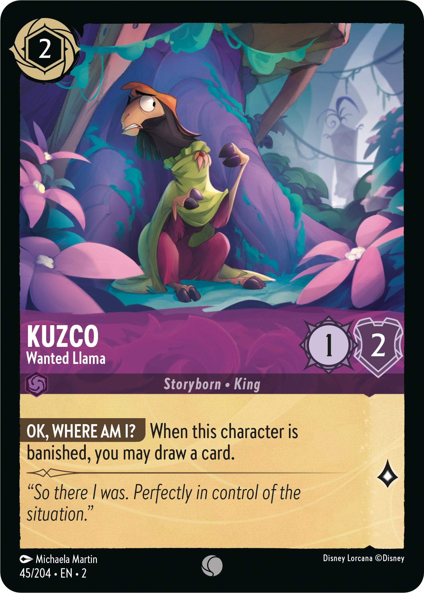 Kuzco - Wanted Llama (45/204) [Rise of the Floodborn] | Rock City Comics