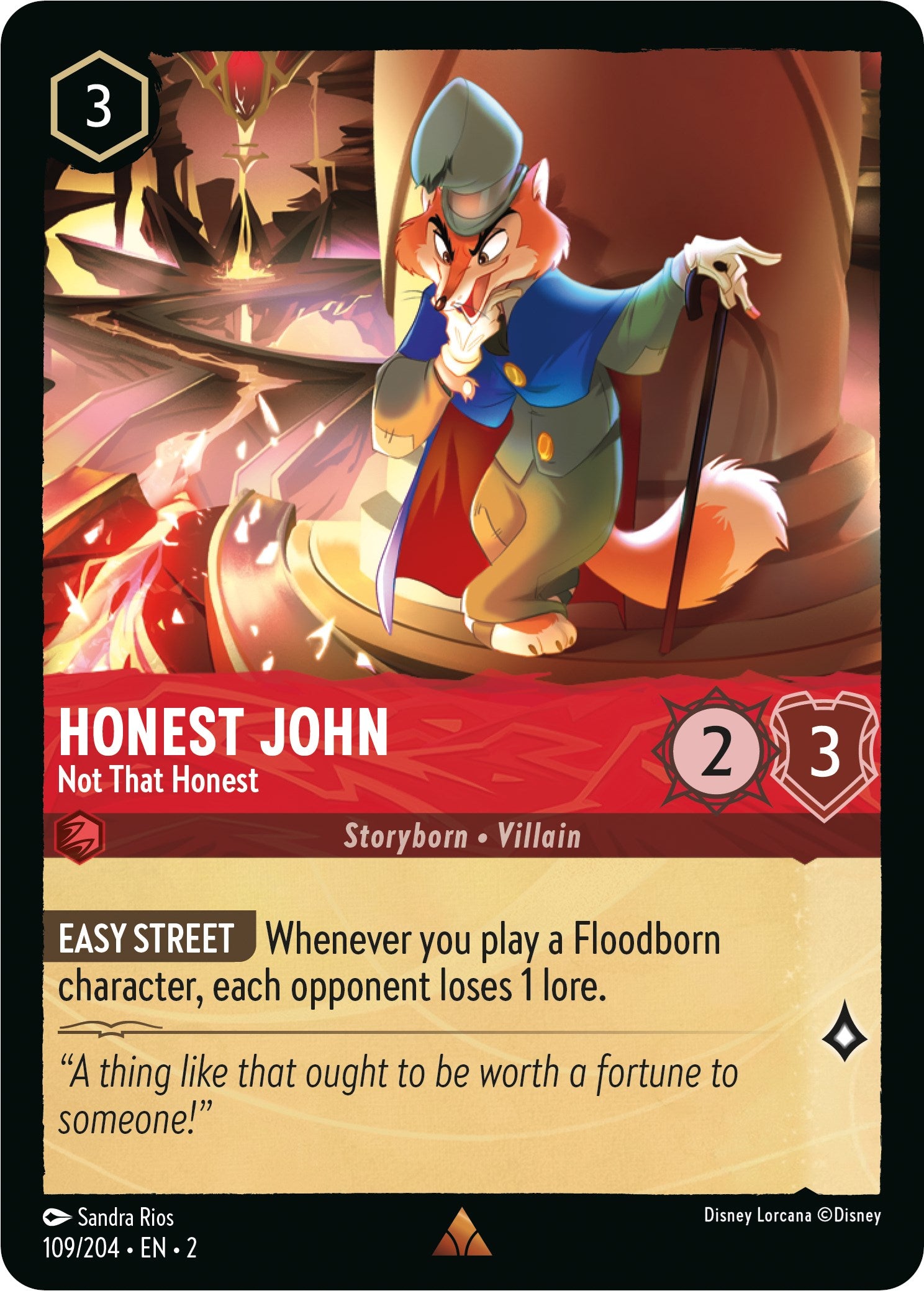 Honest John - Not That Honest (109/204) [Rise of the Floodborn] | Rock City Comics
