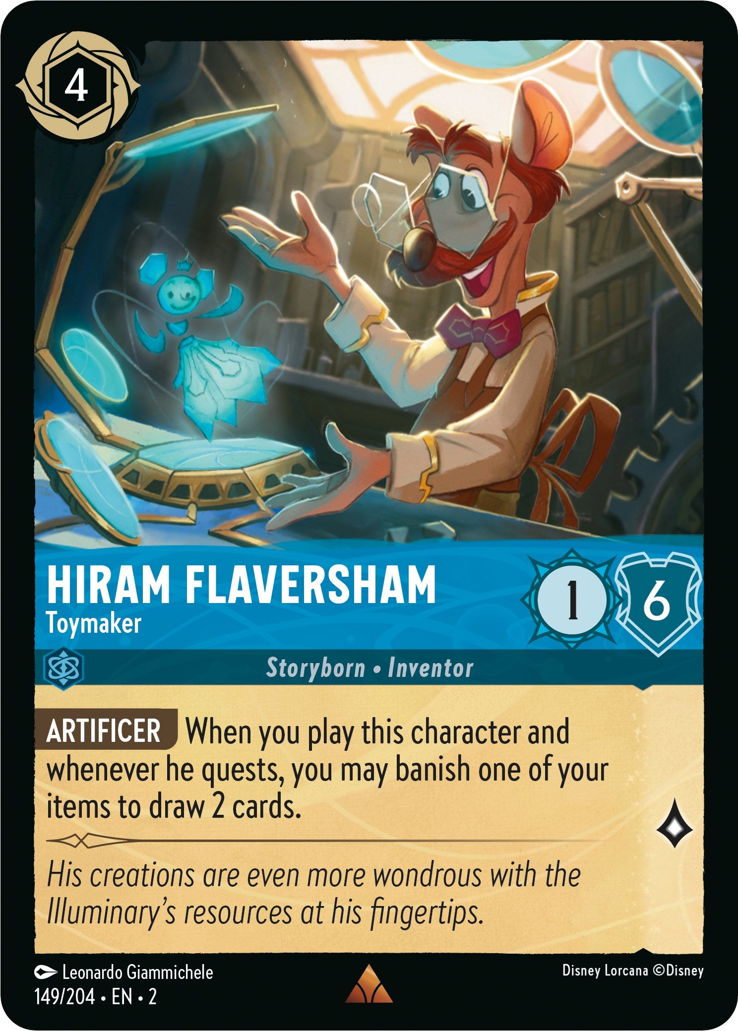 Hiram Flaversham - Toymaker (149/204) [Rise of the Floodborn] | Rock City Comics