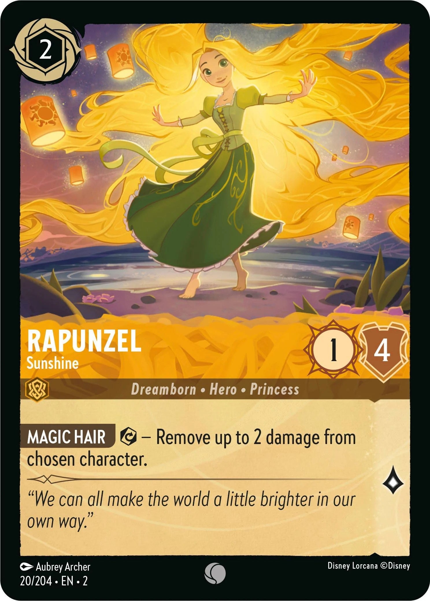 Rapunzel - Sunshine (20/204) [Rise of the Floodborn] | Rock City Comics