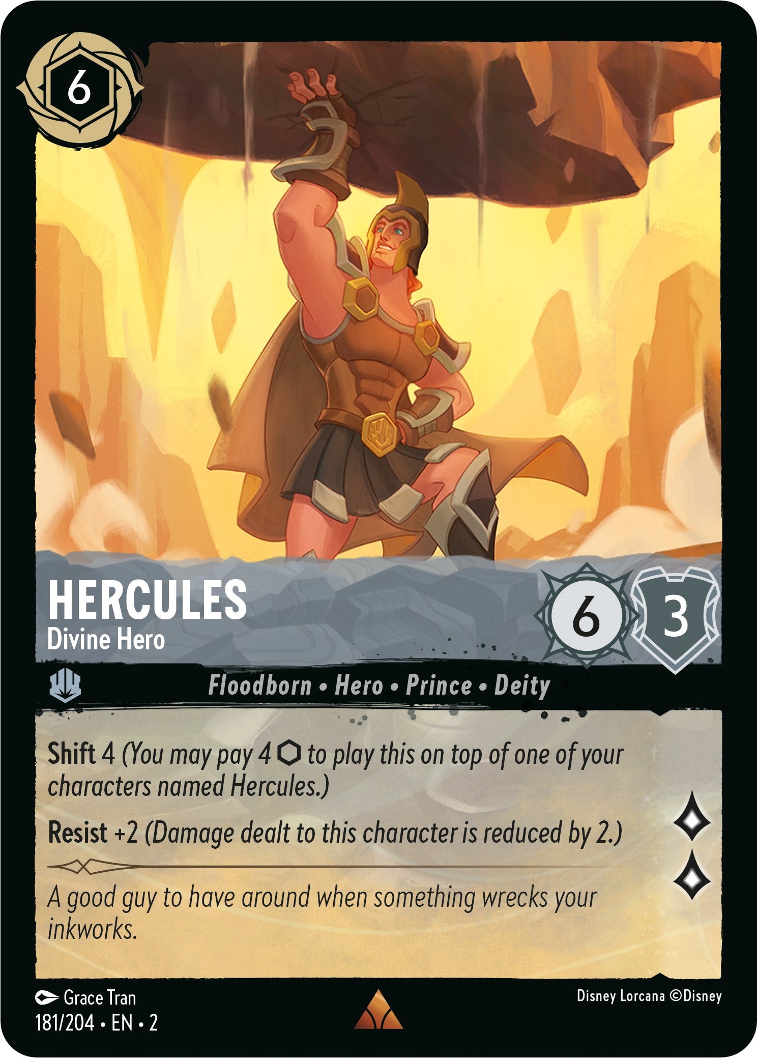 Hercules - Divine Hero (181/204) [Rise of the Floodborn] | Rock City Comics