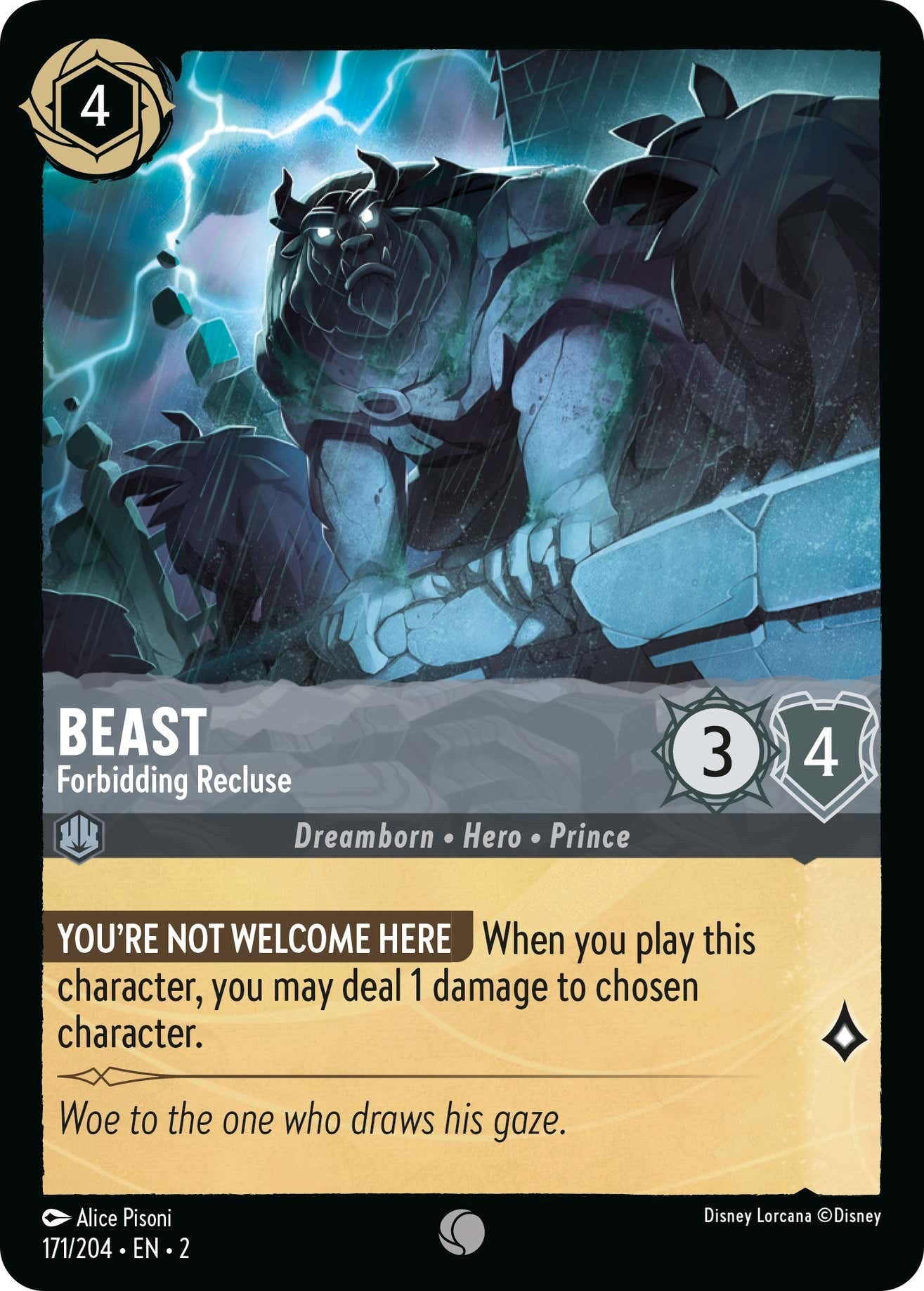 Beast - Forbidding Recluse (171/204) [Rise of the Floodborn] | Rock City Comics