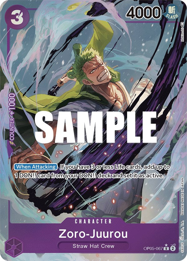 Zoro-Juurou (Alternate Art) [Awakening of the New Era] | Rock City Comics