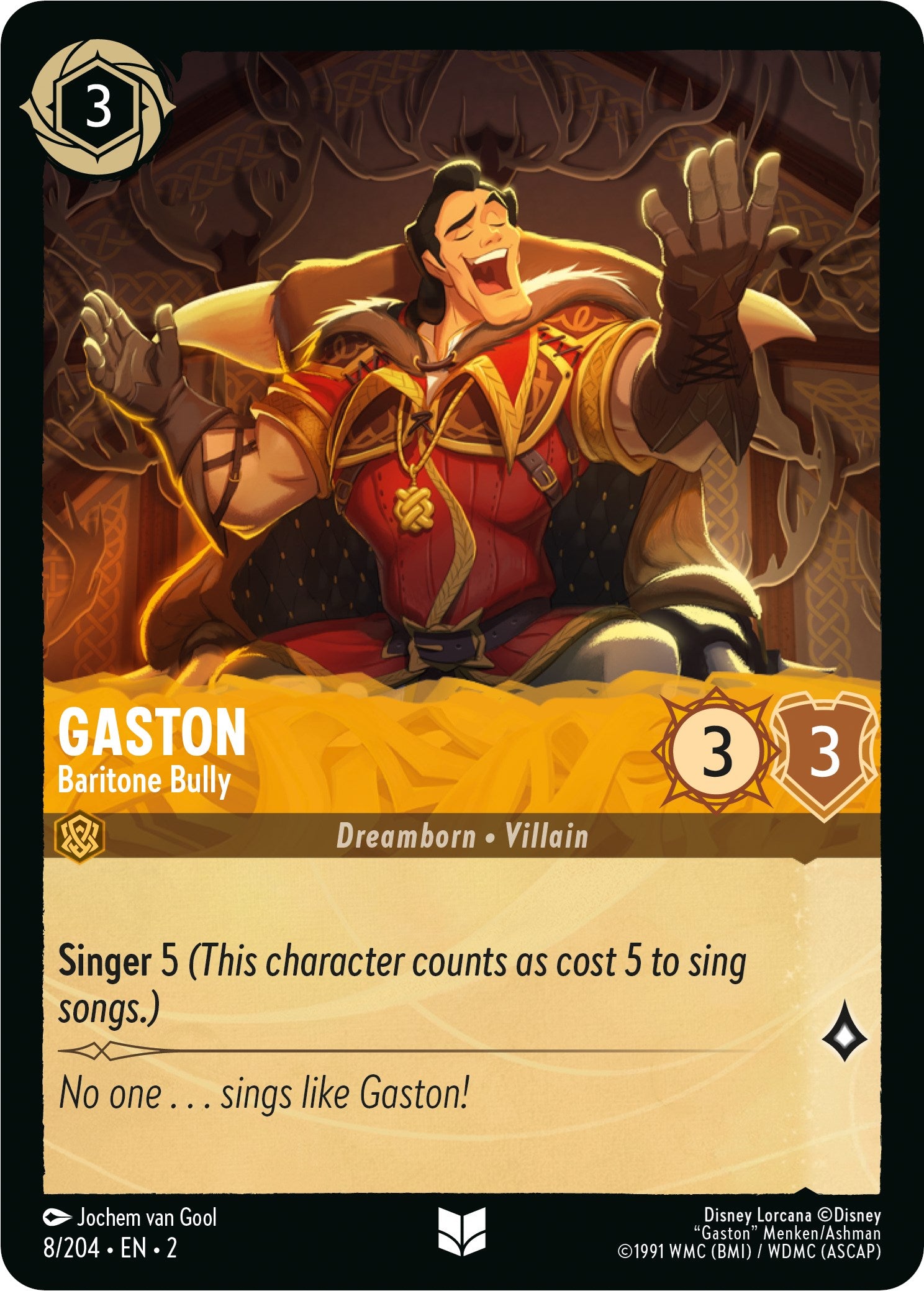 Gaston - Baritone Bully (8/204) [Rise of the Floodborn] | Rock City Comics