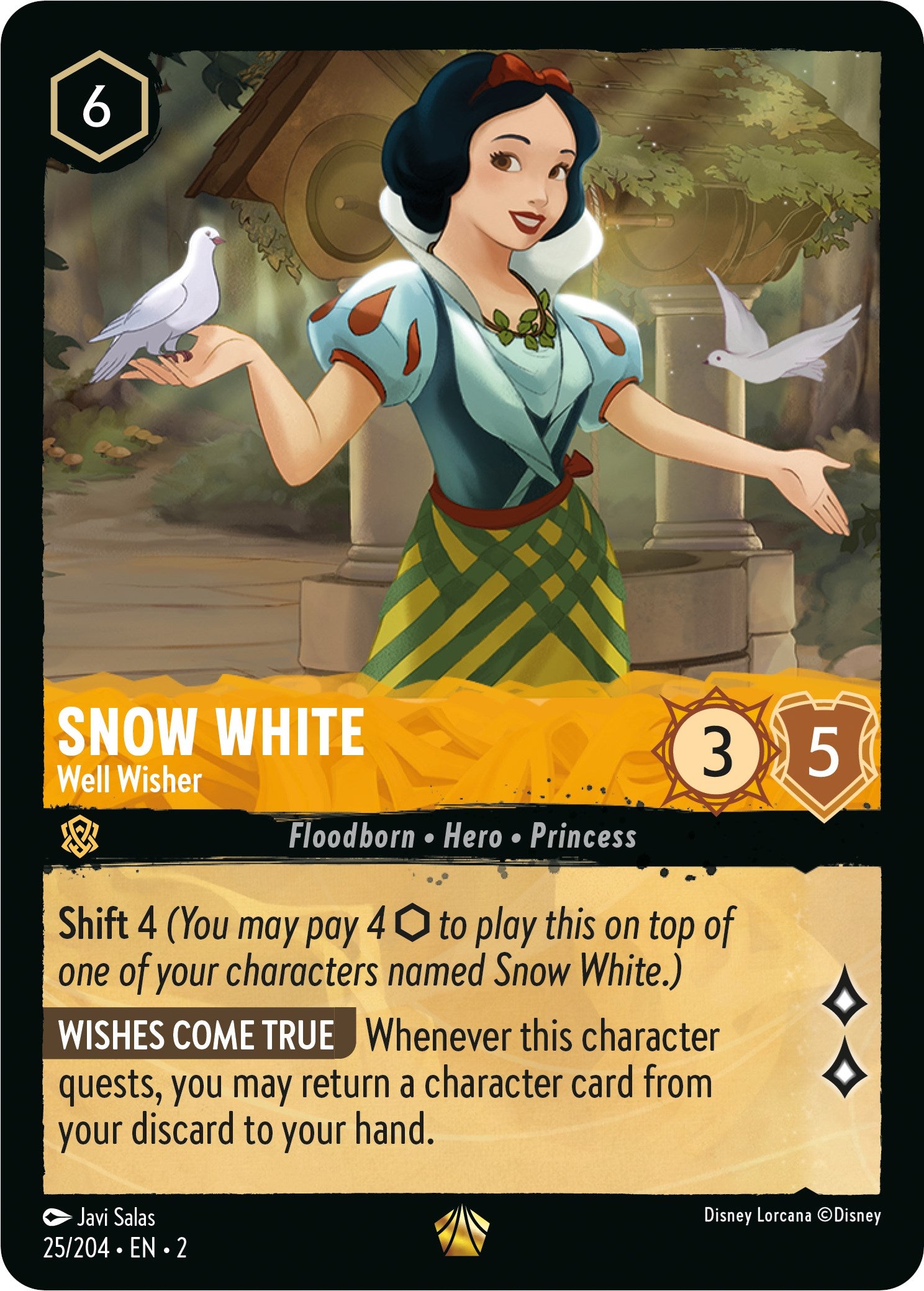 Snow White - Well Wisher (25/204) [Rise of the Floodborn] | Rock City Comics