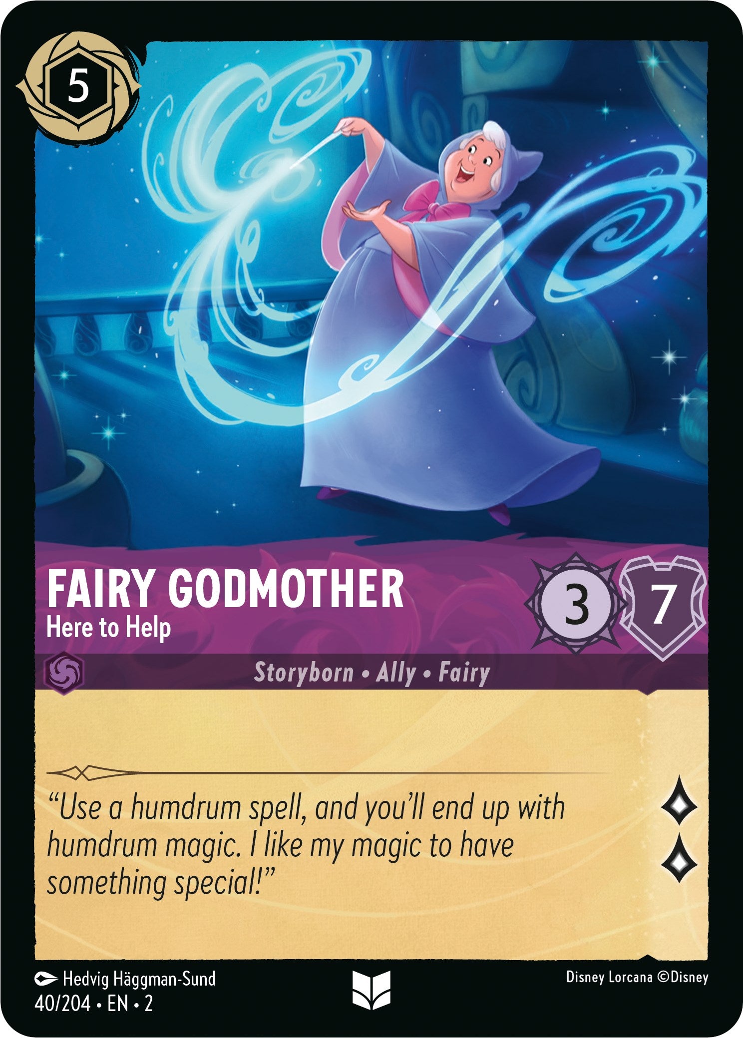 Fairy Godmother - Here to Help (40/204) [Rise of the Floodborn] | Rock City Comics