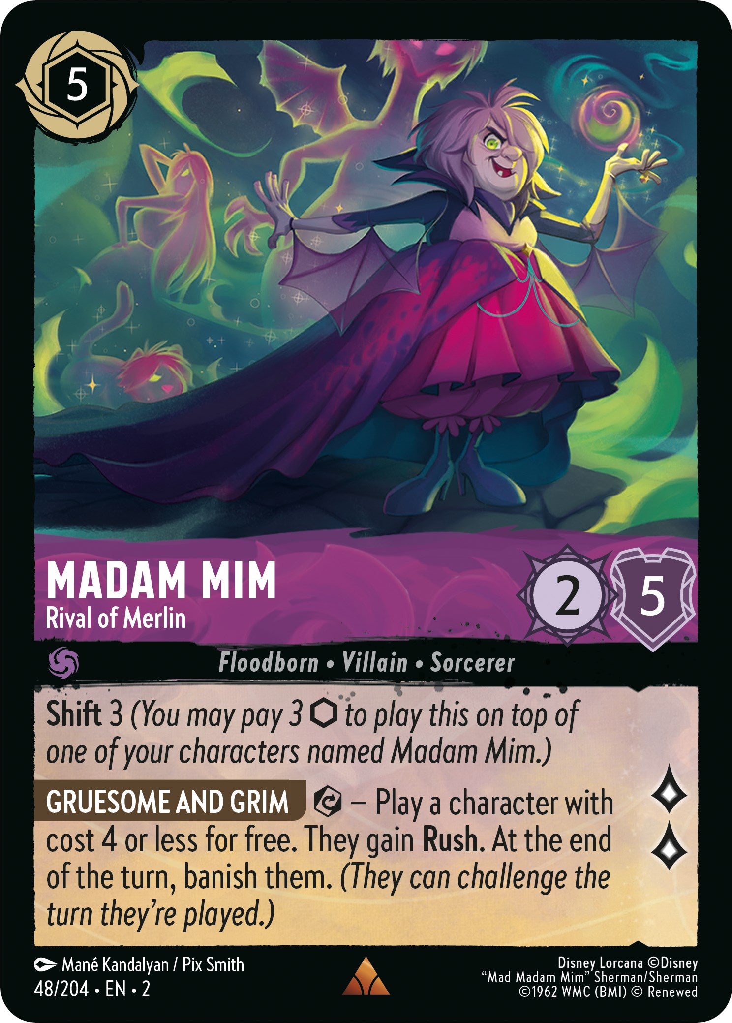 Madam Mim - Rival of Merlin (48/204) [Rise of the Floodborn] | Rock City Comics