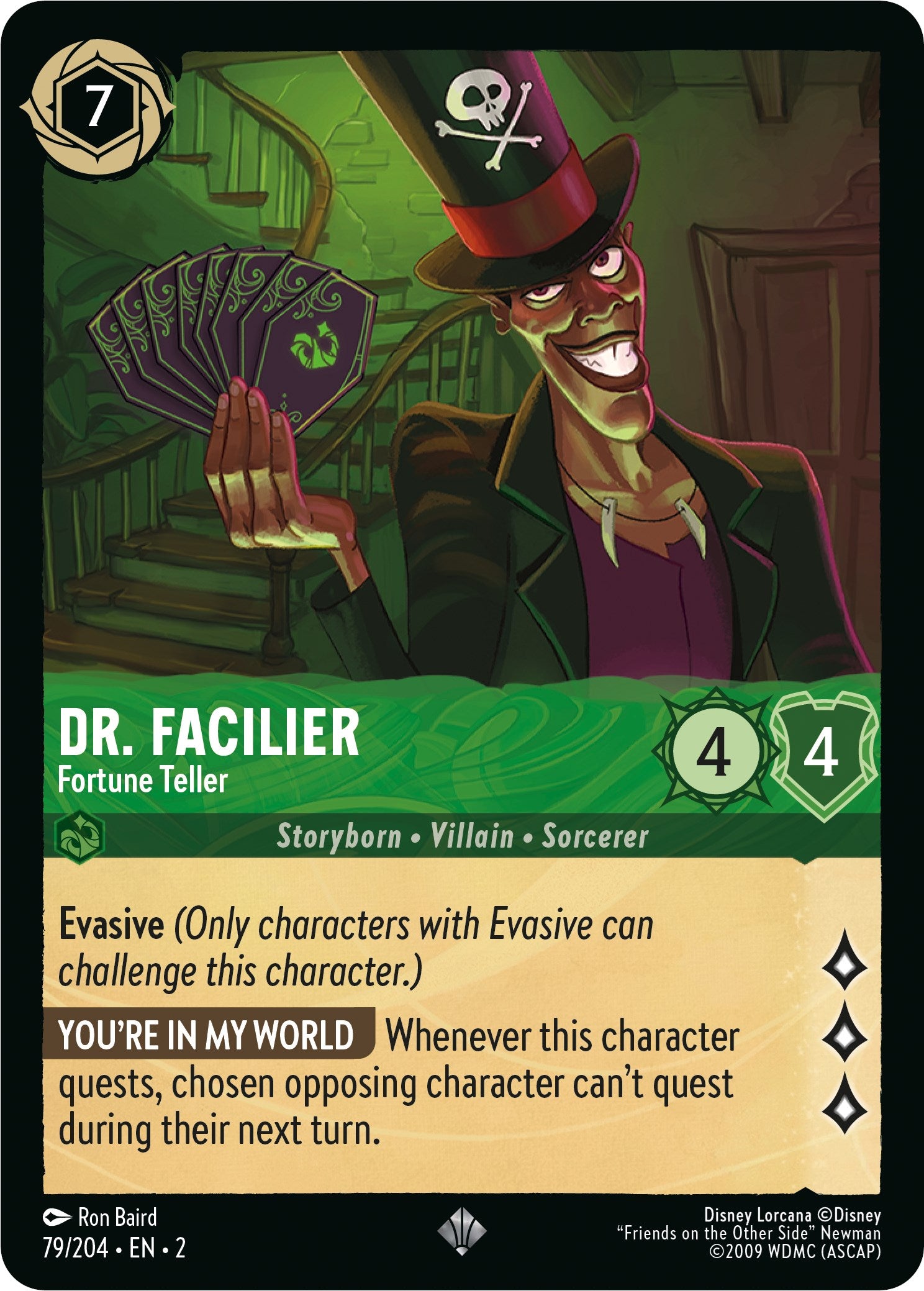 Dr. Facilier - Fortune Teller (79/204) [Rise of the Floodborn] | Rock City Comics