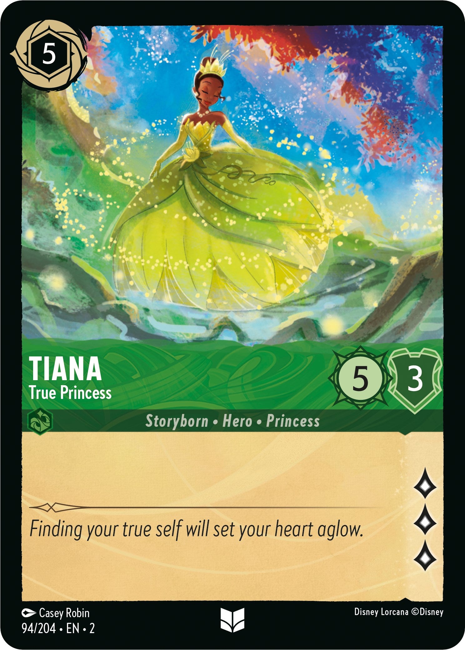 Tiana - True Princess (94/204) [Rise of the Floodborn] | Rock City Comics