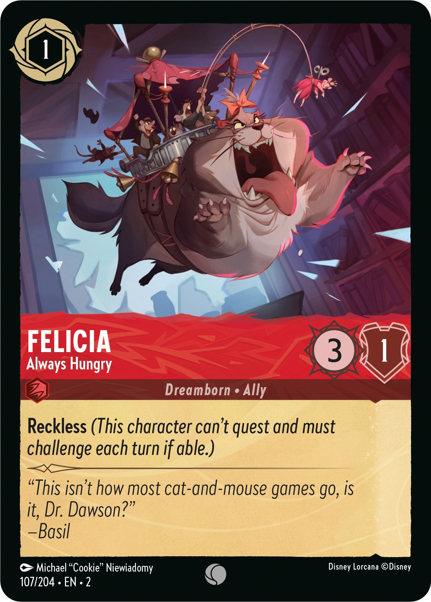 Felicia - Always Hungry (107/204) [Rise of the Floodborn] | Rock City Comics