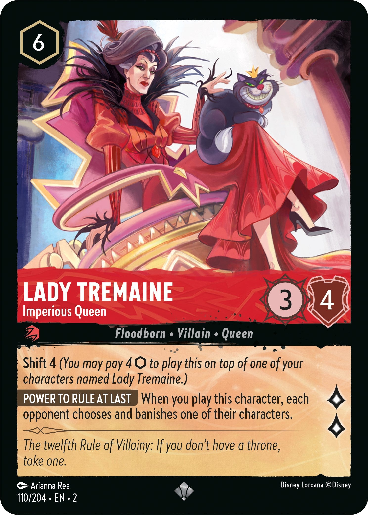 Lady Tremaine - Imperious Queen (110/204) [Rise of the Floodborn] | Rock City Comics