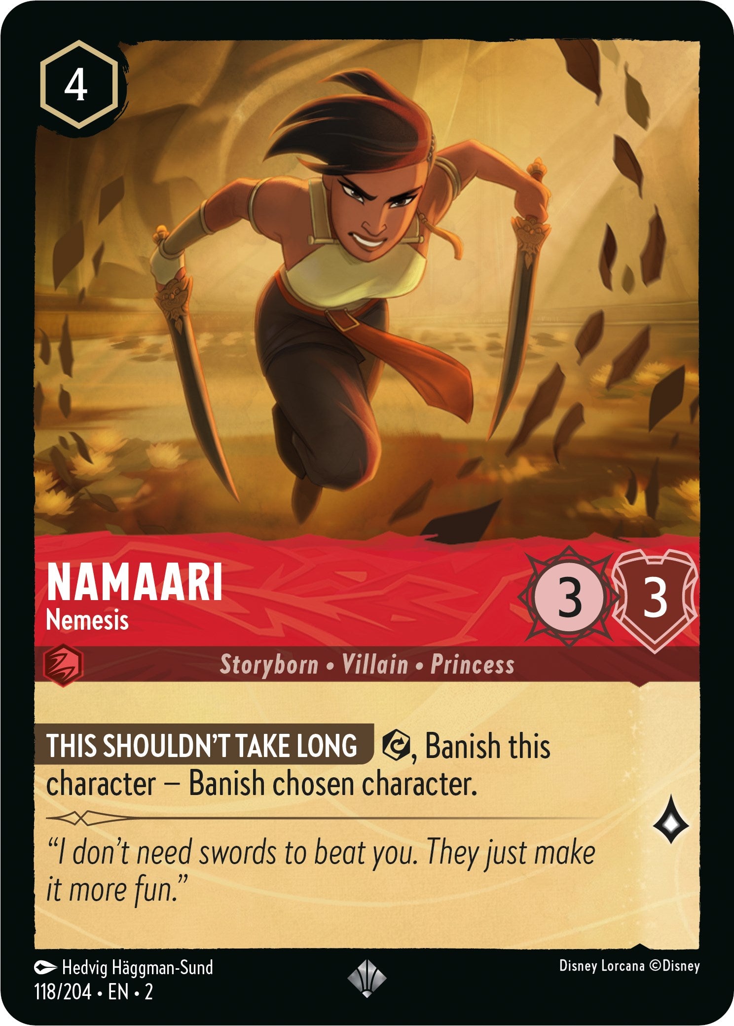 Namaari - Nemesis (118/204) [Rise of the Floodborn] | Rock City Comics