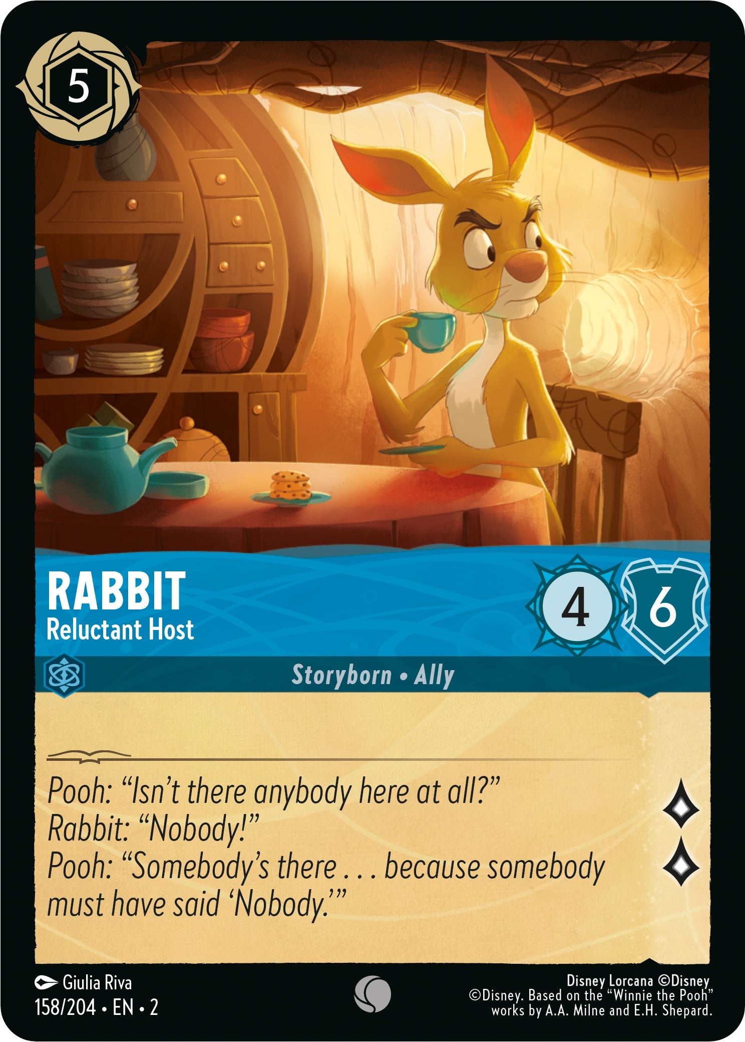 Rabbit - Reluctant Host (158/204) [Rise of the Floodborn] | Rock City Comics
