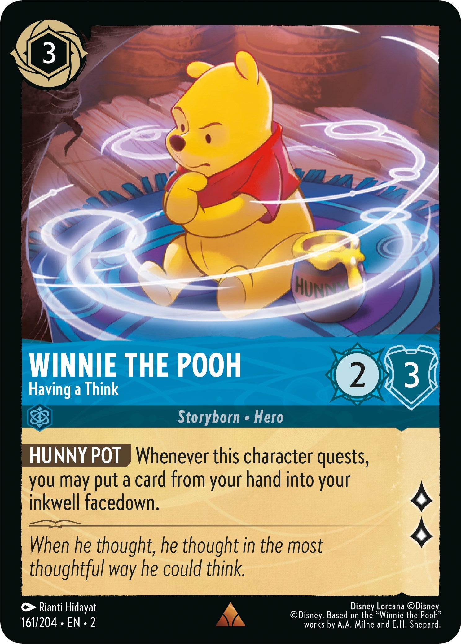Winnie the Pooh - Having a Think (161/204) [Rise of the Floodborn] | Rock City Comics