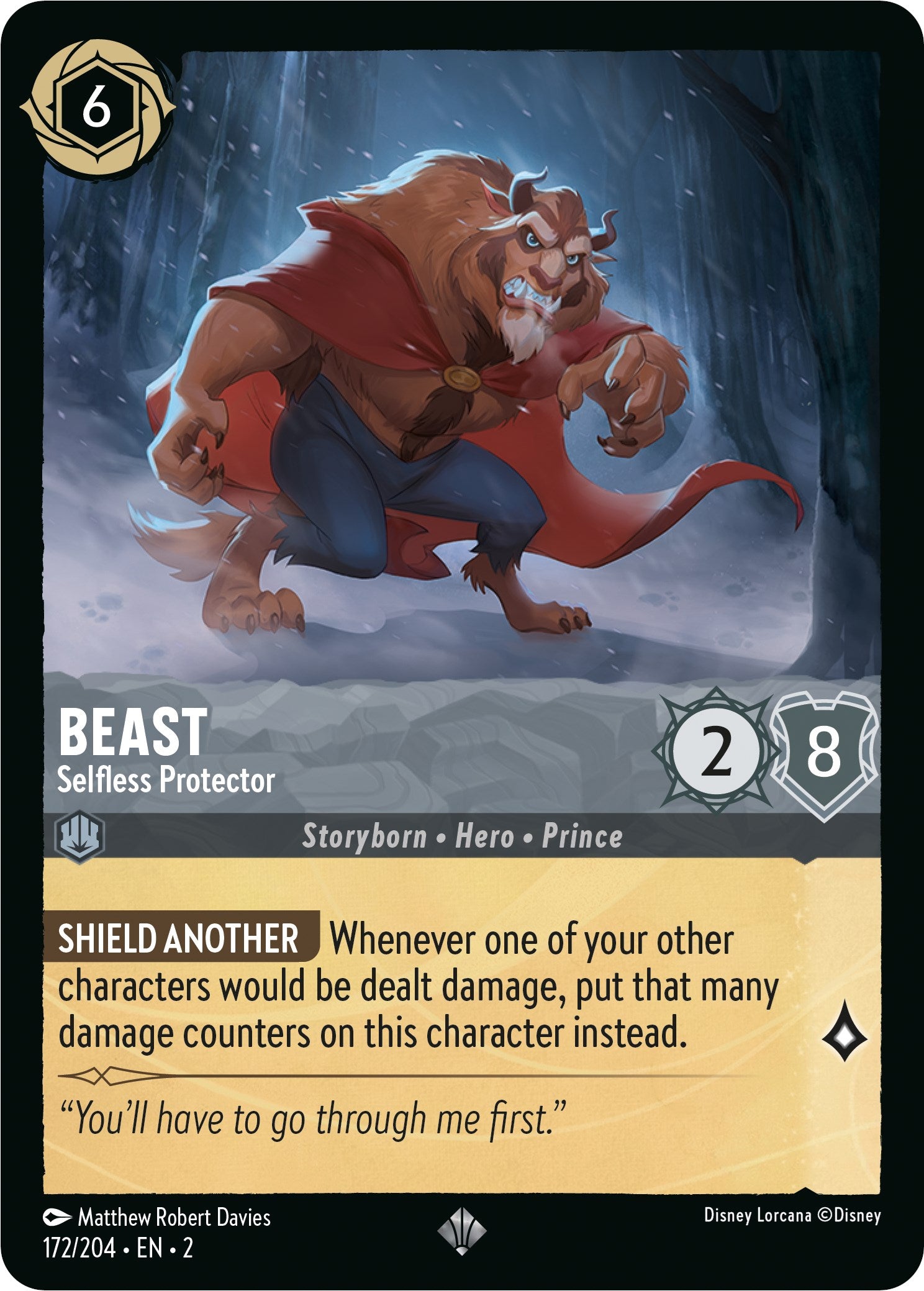 Beast - Selfless Protector (172/204) [Rise of the Floodborn] | Rock City Comics