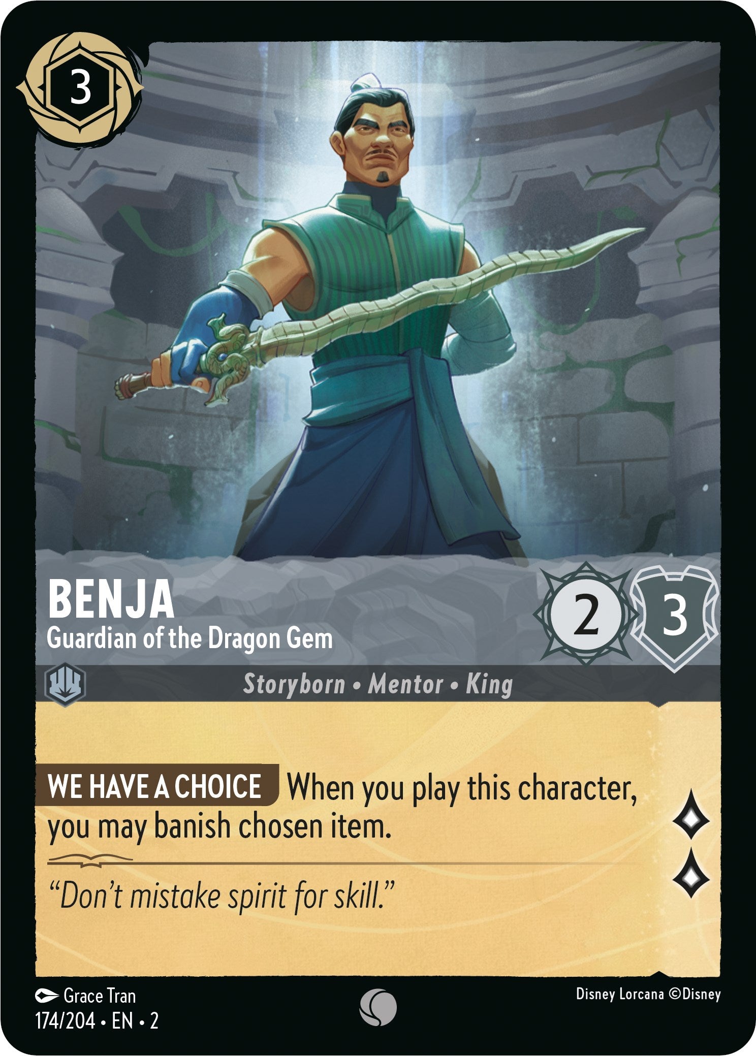 Benja - Guardian of the Dragon Gem (174/204) [Rise of the Floodborn] | Rock City Comics