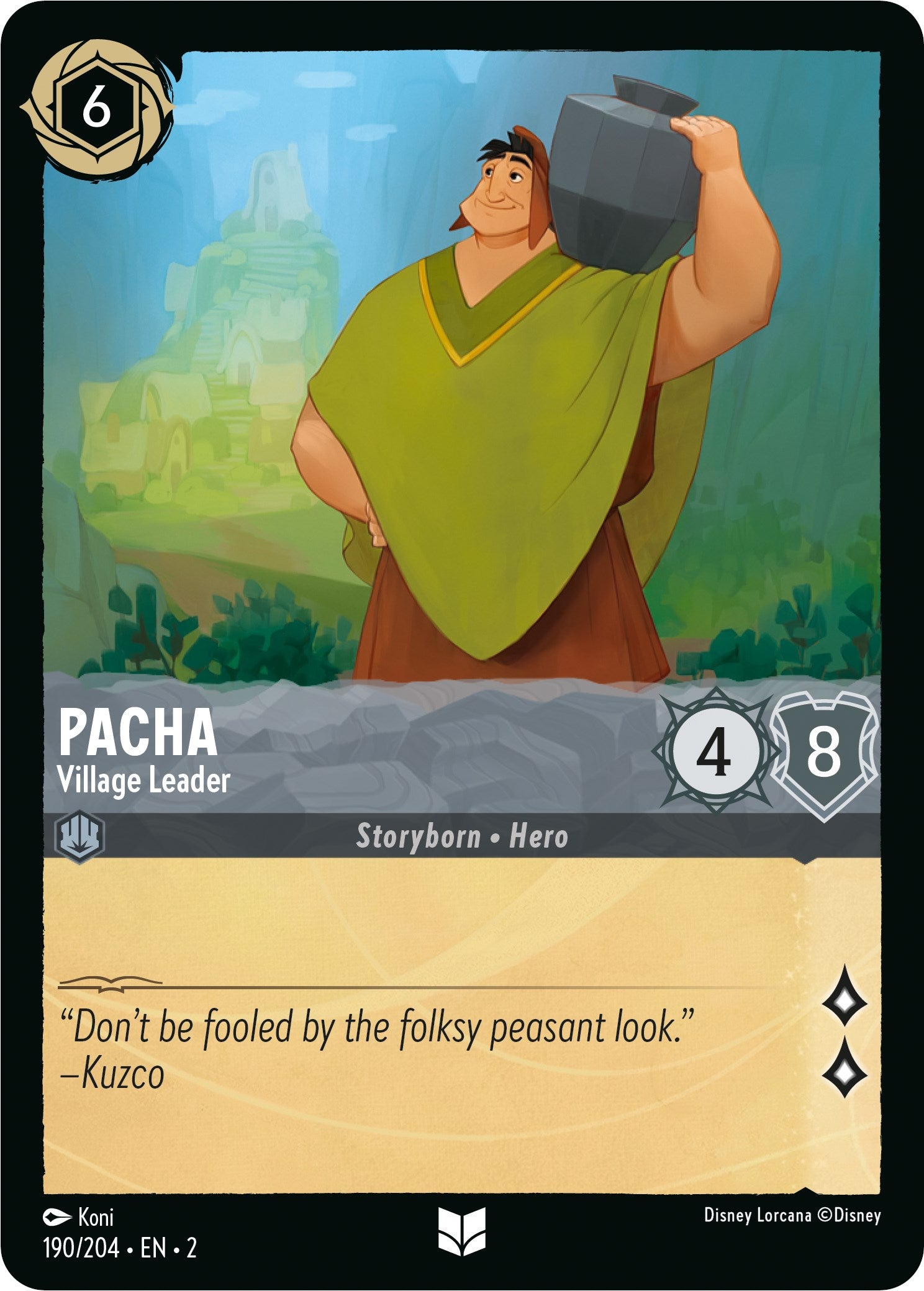 Pacha - Village Leader (190/204) [Rise of the Floodborn] | Rock City Comics