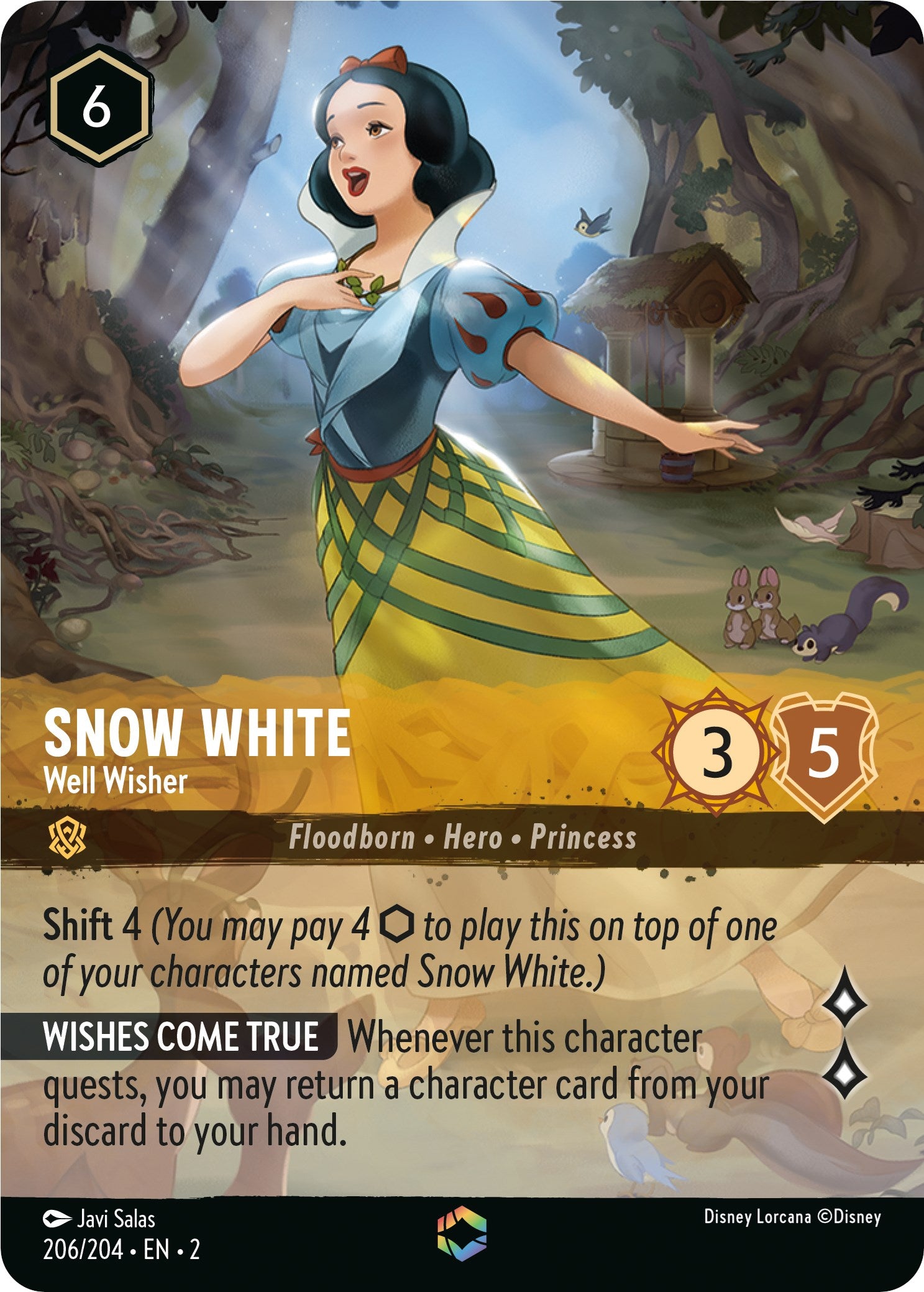 Snow White - Well Wisher (Enchanted) (206/204) [Rise of the Floodborn] | Rock City Comics