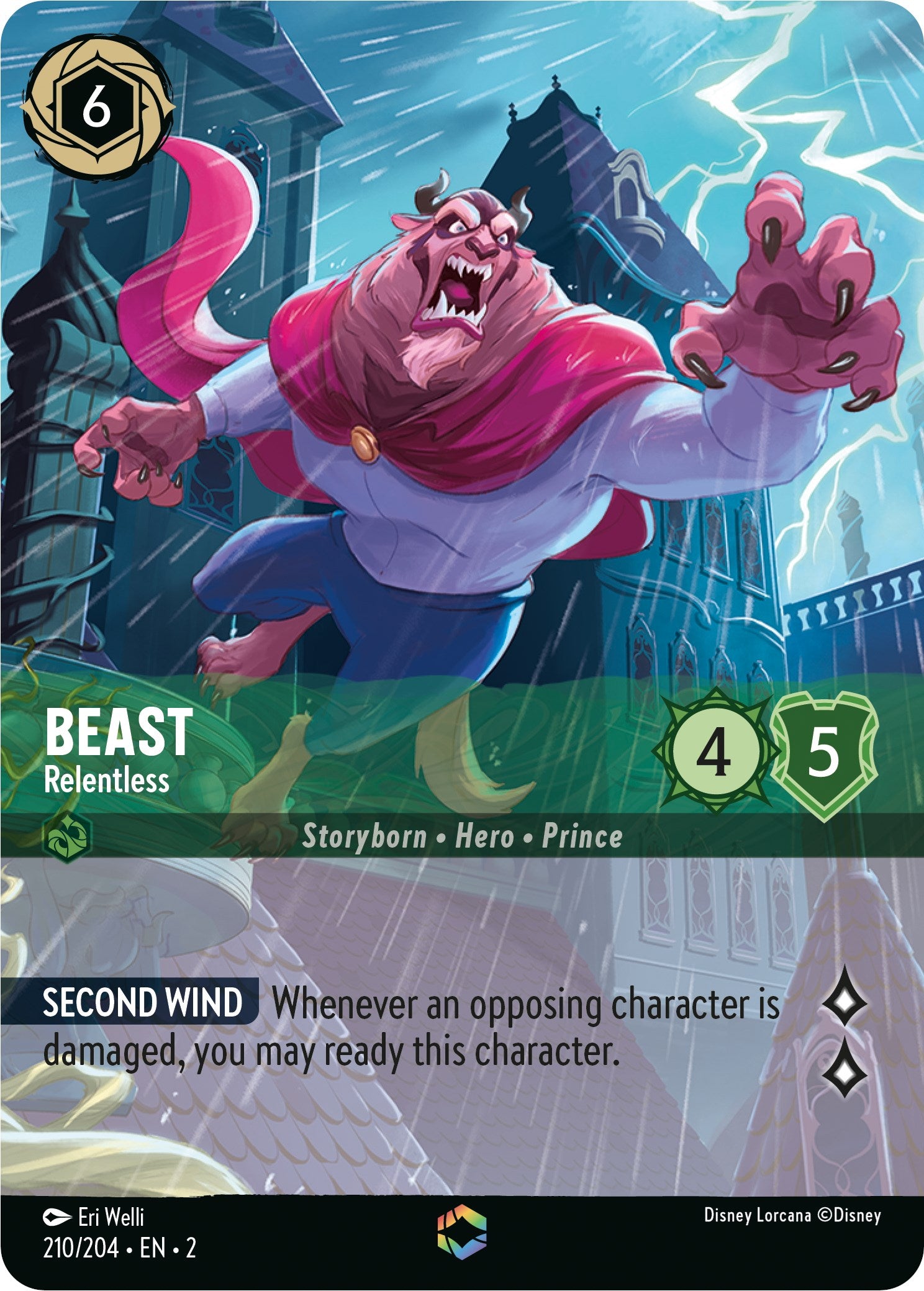 Beast - Relentless (Enchanted) (210/204) [Rise of the Floodborn] | Rock City Comics