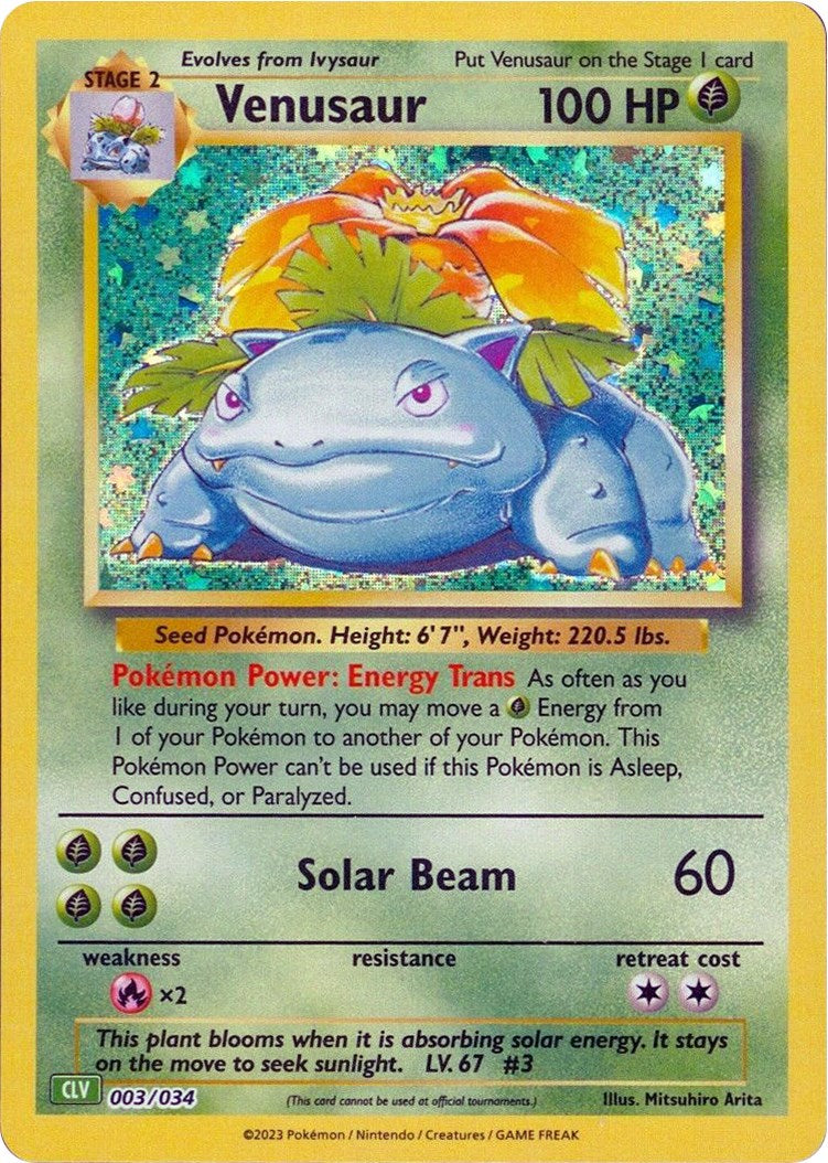 Venusaur [Trading Card Game Classic] | Rock City Comics