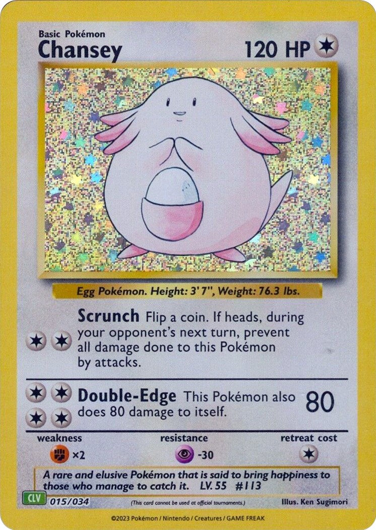 Chansey [Trading Card Game Classic] | Rock City Comics