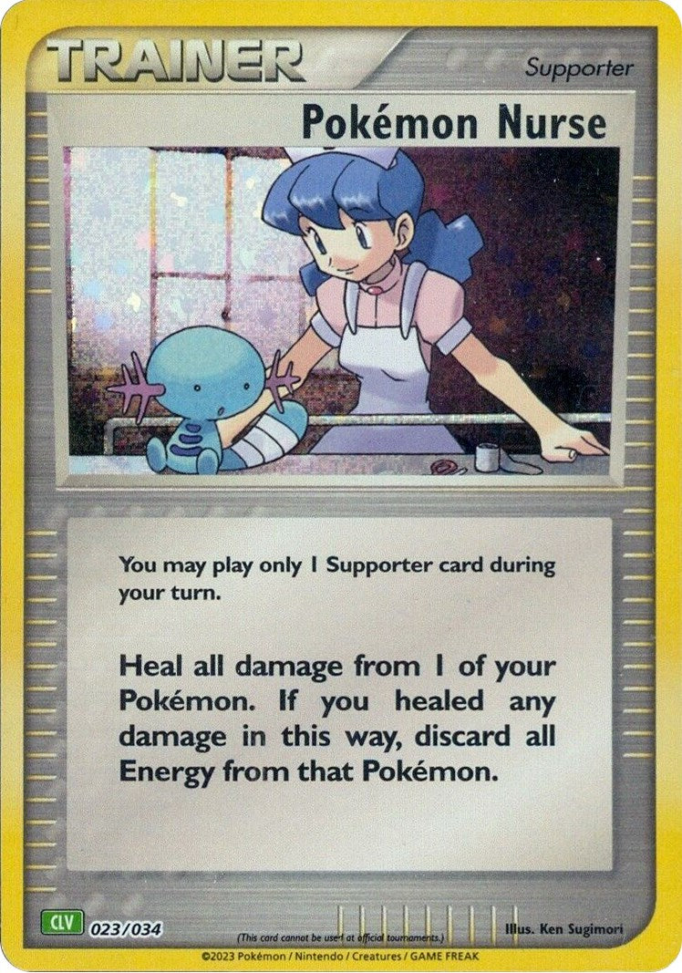 Pokemon Nurse (023/034) [Trading Card Game Classic] | Rock City Comics