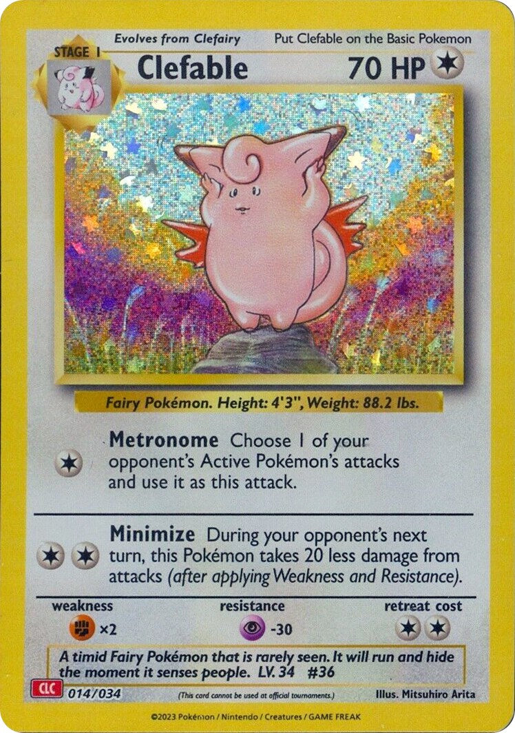 Clefable [Trading Card Game Classic] | Rock City Comics