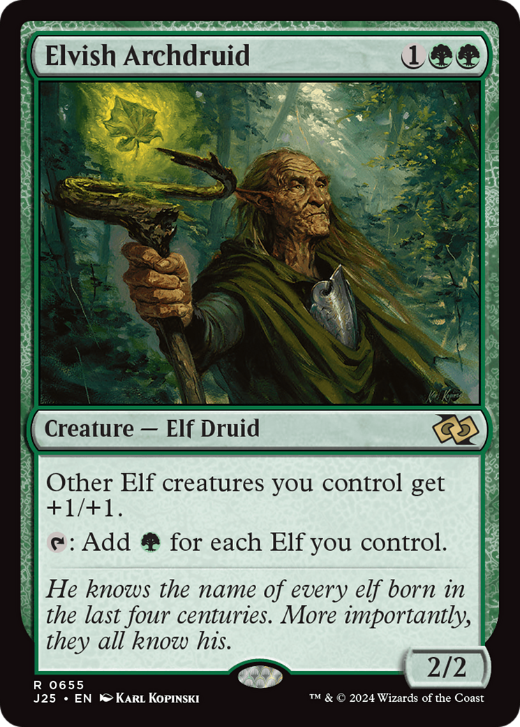 Elvish Archdruid [Foundations Jumpstart] | Rock City Comics