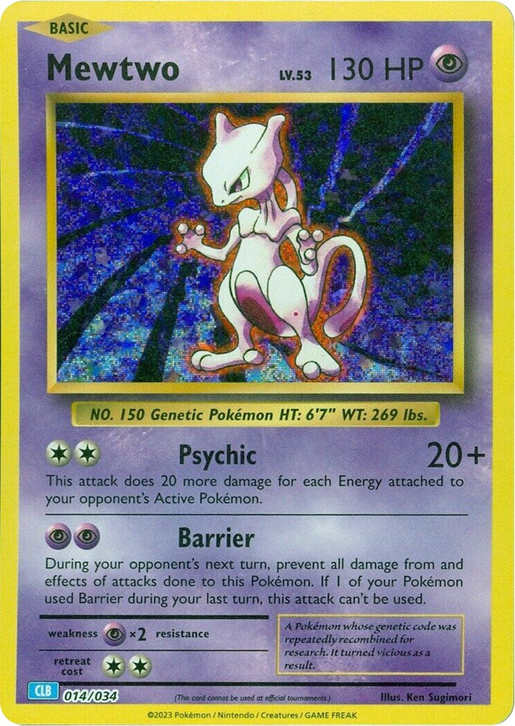 Mewtwo [Trading Card Game Classic] | Rock City Comics