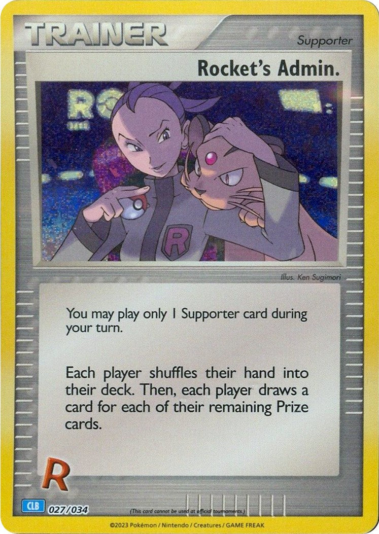 Rocket's Admin. (CLB) [Trading Card Game Classic] | Rock City Comics