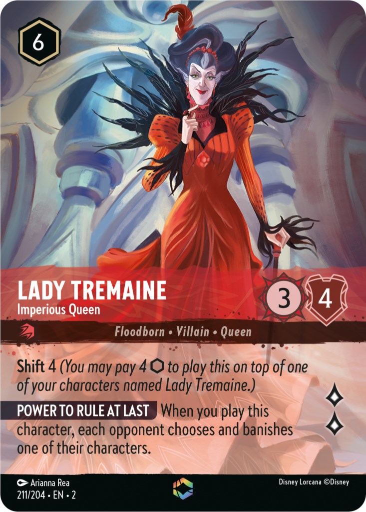 Lady Tremaine - Imperious Queen (Enchanted) (211/204) [Rise of the Floodborn] | Rock City Comics