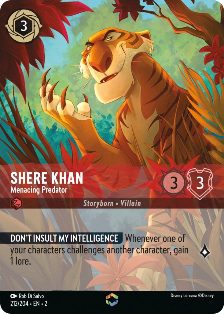 Shere Khan - Menacing Predator (Enchanted) (212/204) [Rise of the Floodborn] | Rock City Comics
