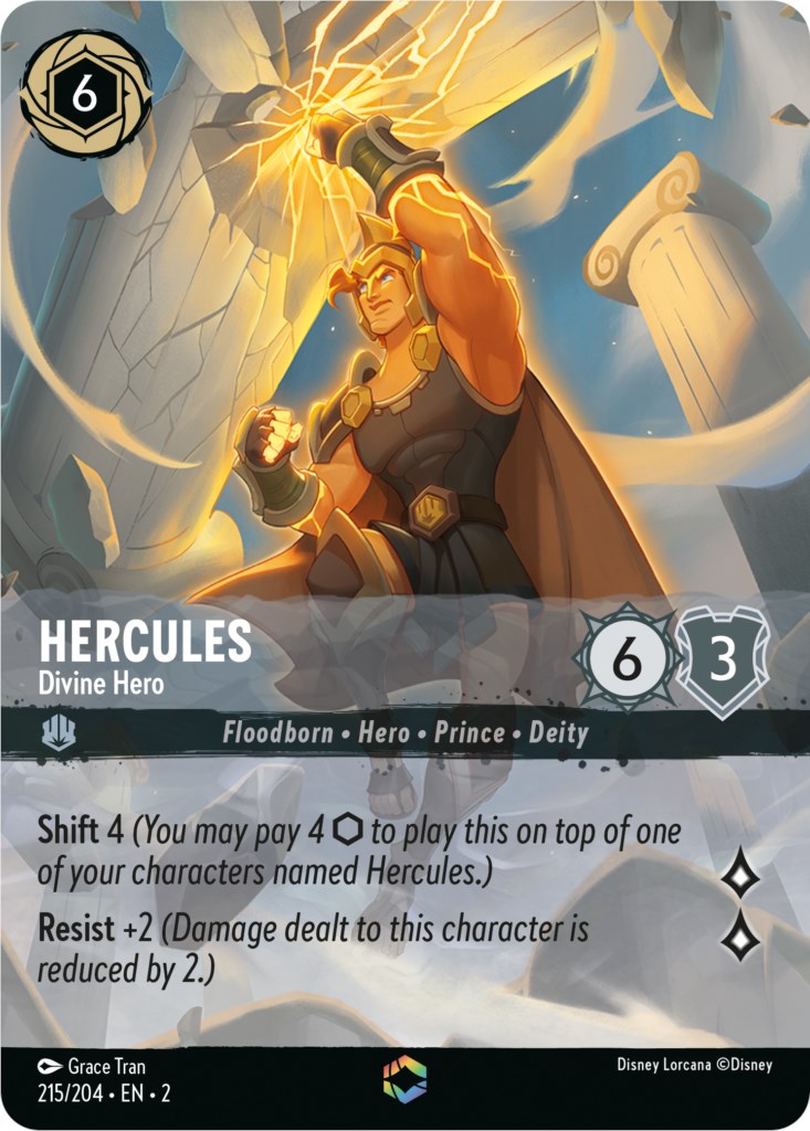 Hercules - Divine Hero (Enchanted) (215/204) [Rise of the Floodborn] | Rock City Comics
