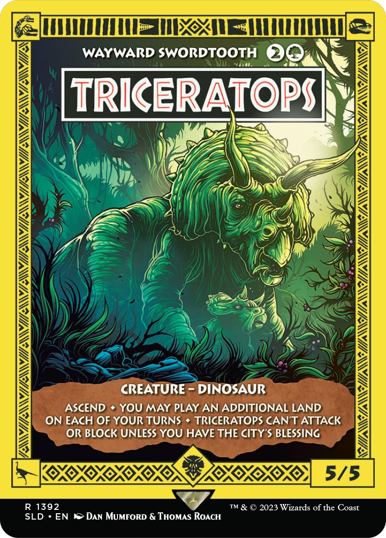 Triceratops - Wayward Swordtooth [Secret Lair Drop Series] | Rock City Comics