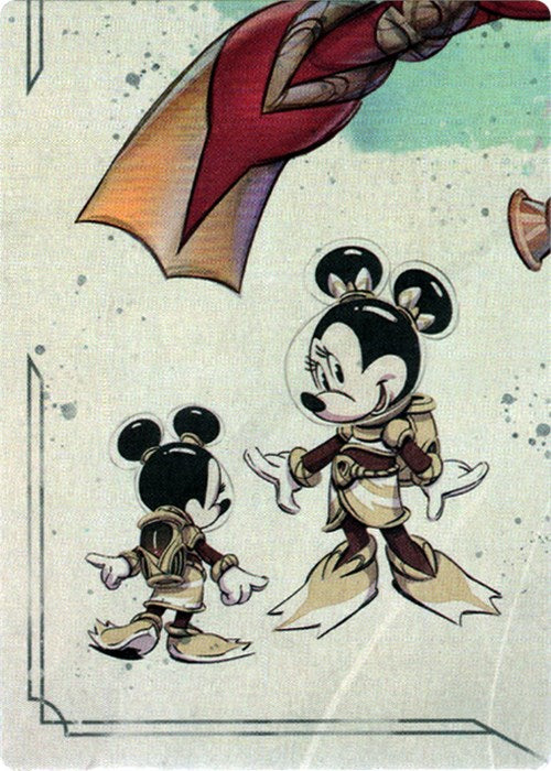 Minnie Mouse - Wide-Eyed Diver Puzzle Insert (Bottom Left) [Rise of the Floodborn] | Rock City Comics