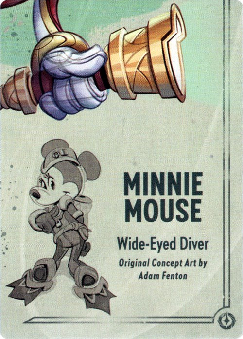 Minnie Mouse - Wide-Eyed Diver Puzzle Insert (Bottom Right) [Rise of the Floodborn] | Rock City Comics