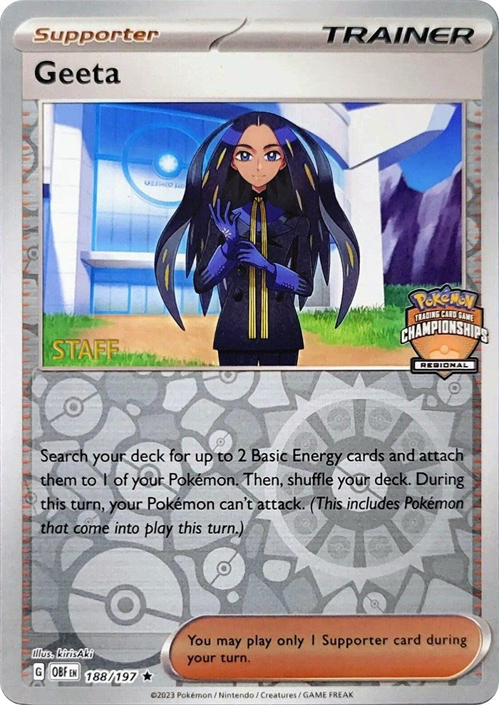 Geeta (188/197) (Staff Regional Championships) [League & Championship Cards] | Rock City Comics