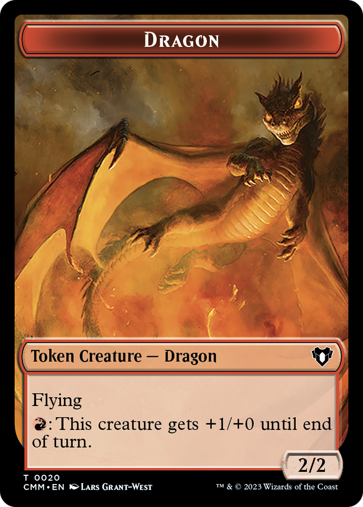 Dragon Token (20) [Commander Masters Tokens] | Rock City Comics