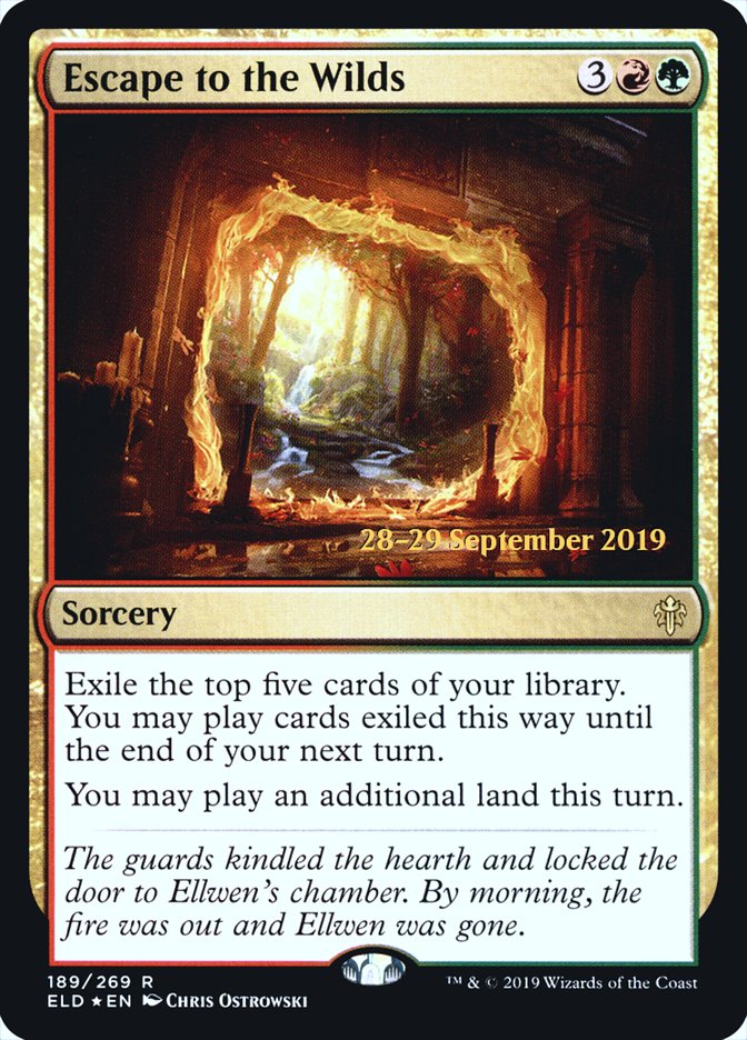 Escape to the Wilds [Throne of Eldraine Prerelease Promos] | Rock City Comics