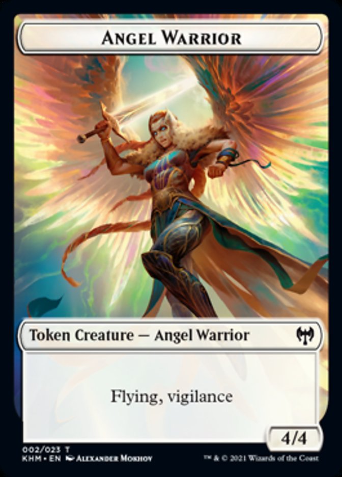 Angel Warrior Token [Kaldheim Tokens] | Rock City Comics