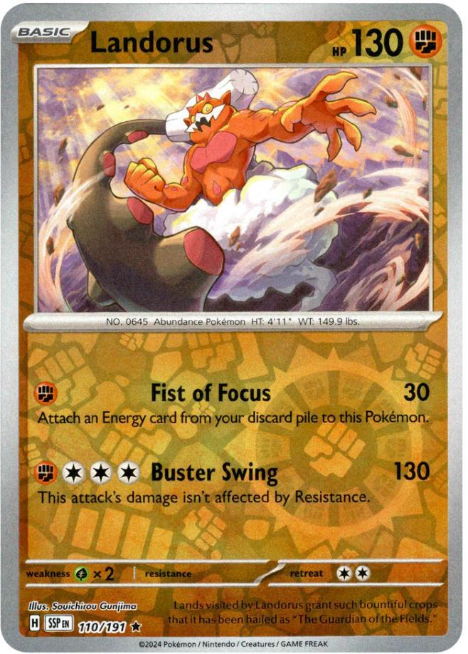 Landorus (110/191) [Scarlet & Violet: Surging Sparks] | Rock City Comics