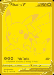 Pikachu V (SWSH145) (Celebrations) [Sword & Shield: Black Star Promos] | Rock City Comics