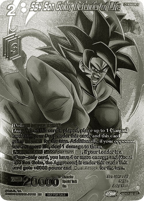 SS4 Son Goku, Defender of Life (2023 Offline Regionals Silver Print) (SD17-02) [Promotion Cards] | Rock City Comics