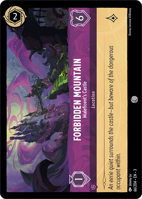 Forbidden Mountain - Maleficent's Castle (66/204) [Into the Inklands] | Rock City Comics